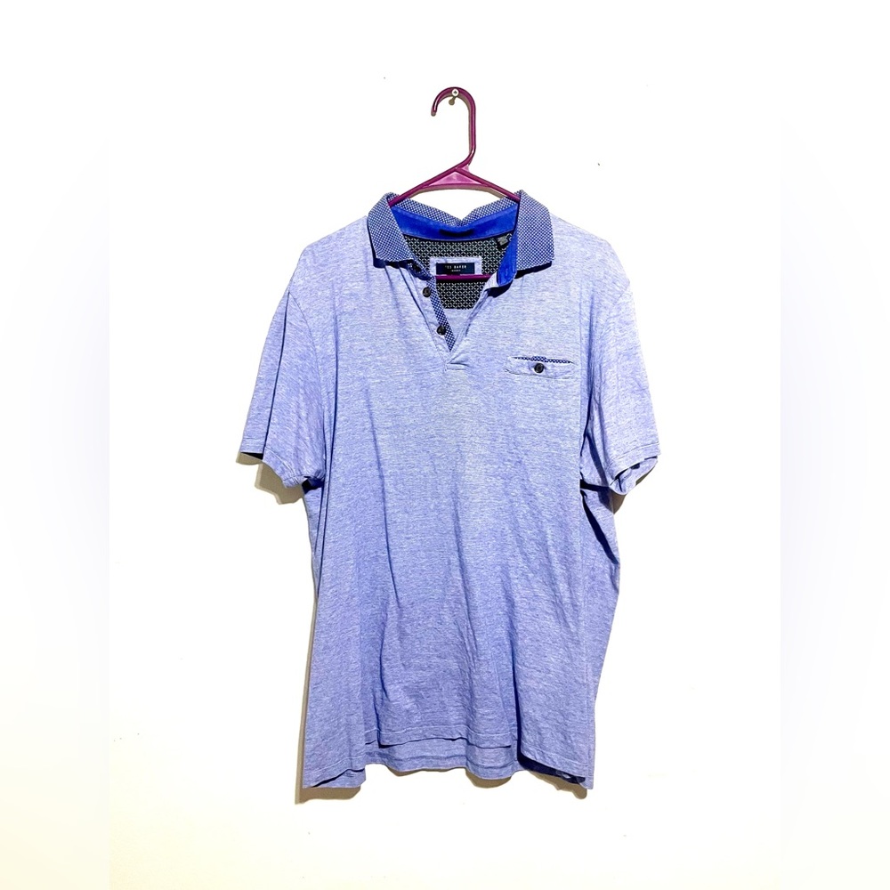 Ted Baker Mens Polo Golf Shirt Size 6 XL Preppy Designer Business Casual Work